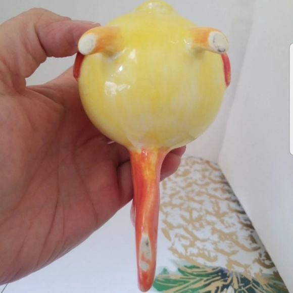 Fish decor Blowfish yellow & orange tail home - Picture 5 of 8